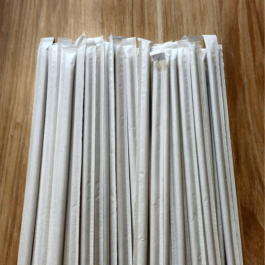 Crumbl Thick Black Bamboo Straws (3200 straws)